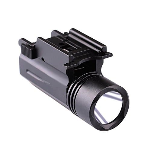 Gadgetmann Handgun Lights Handgun Scope Lights Scope Sights LED Strobe Tactical Flashlight Lights for Weaver/Picatinny Rail 20mm QD Mount