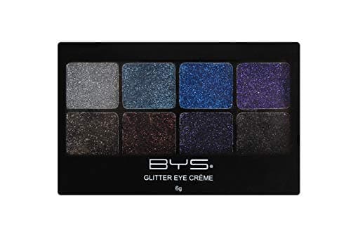 BYS Glitter Gel Makeup Palette 8 shades - LeFreak Cest Chic, lightweight, fine glitter particles that will add a bit of glam to any eye makeup look