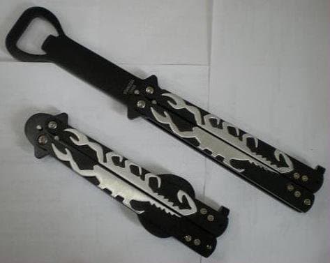 Black Scorpion Bottle Opener Butterfly Trainer