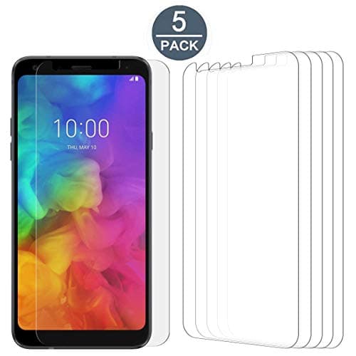 LG Q7 / Q7 Plus Screen Protector Film, [5 Pack] Tonvizern High Defintion Ultra Clear Screen Protector for LG Q7 [Not Glass]