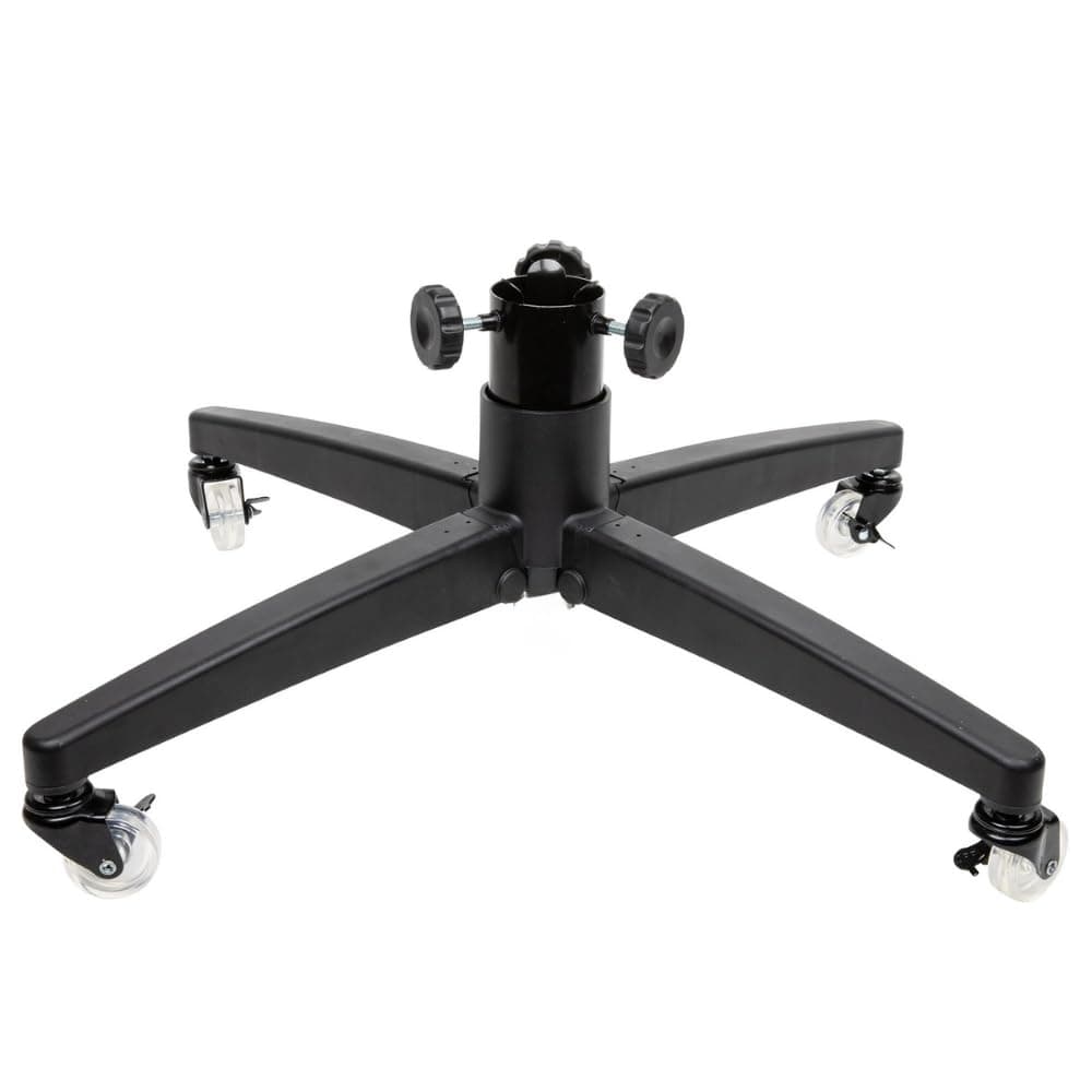 Rolling Christmas Tree Stand for up to 9 Foot Artificial Trees - Heavy-Duty Xmas Tree Stand Base with Casters and Adjustable Base - Compatible with Most Upright Tree Bags – Up to 154 lbs.