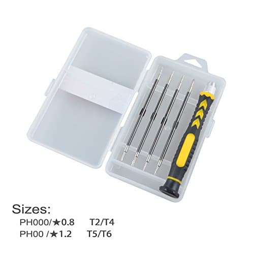 5 IN 1 Magnetic Precision Head Small Screwdriver Set For Watches Electronics Computer ，for mac,ipone craftsman security Tools Repair Kit