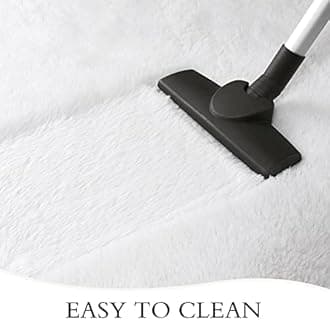 Chicrug Soft Area Rugs for Bedroom Living Room Plush Fluffy Rug 5x8 Feet, Shag Furry Area Rug Carpet Non Shedding for Nursery Children Kids Girls Room Home Decorative, Cream