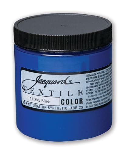 Jacquard Textile Color Fabric Paint 8oz-Sky Blue