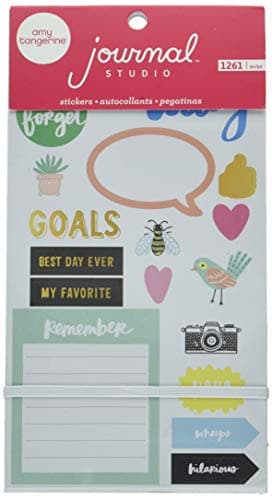 American Crafts Book Stickers, Multicolor