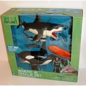 Animal Planet Shark and Whale Complete Play Set