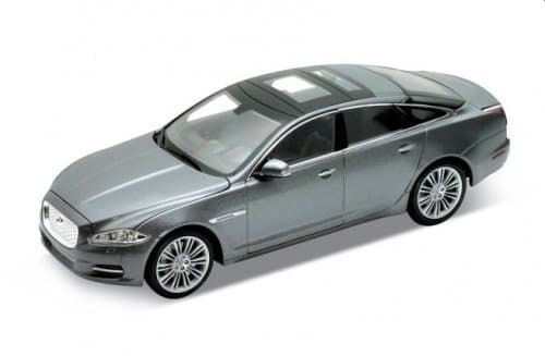 Jaguar XJ in 2010 metallic grey 1:34 - 1:39 scale model from Welly