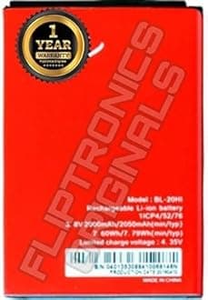 FLIPTRONICS ORIGINALS™ BL-20HI Battery for itel-A23 2050 mah Battery with 1 Year Warranty**** (K178)