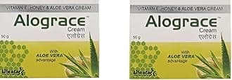 Alo-Grace Cream with Aloe Vera Advantage | Vitamin E, Honey & Aloe Vera Cream | Net Weight - 50g | Pack of2