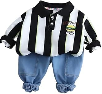 Googo Gaaga Printed SweatShirt with Joggers for Boys - Cotton Clothing Set for Baby Boy | Soft Fabric Full Sleeves Sweat Shirt | Regular Fit Kids Outfit