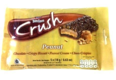 Tim Tam Crush Chocolate Crispy Biscuit Peanut Cream Choco Crispies 90g