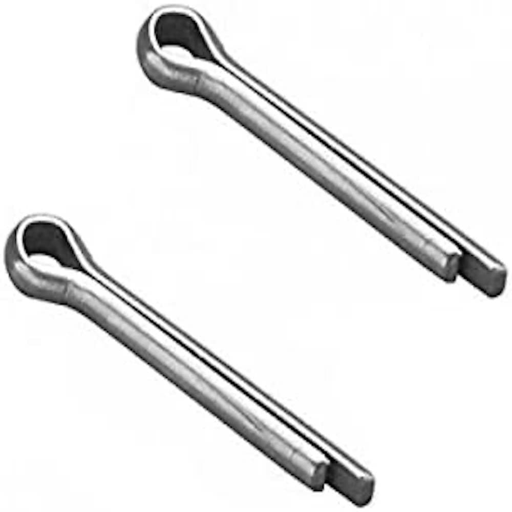 Merriway BH04522 Bright Zinc Plated Split Cotter Pin, 25 mm (1 inch) x 1.5 mm - Pack of 20