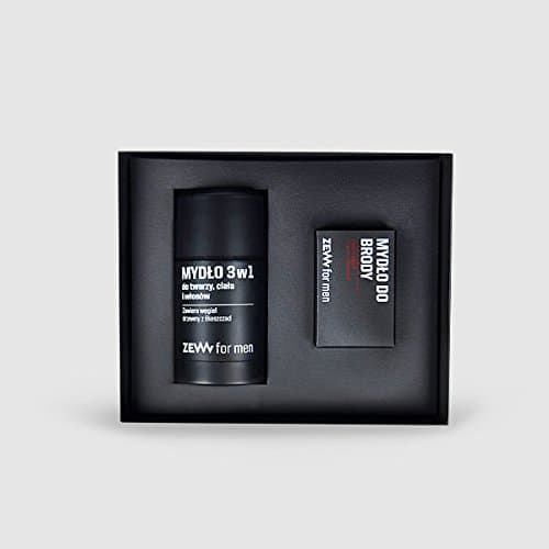 The Bearded Man’s Holiday Kit: 3 in 1 soap for face, Body and Hair 85 ml and Beard soap 85 ml