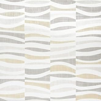 Retro Self Adhesive 12-Inch Vinyl Floor Tiles, 20 Tiles - 12" x 12", Linen Waves Pattern - Peel & Stick, DIY Flooring for Kitchen, Dining Room, Bedrooms & Bathrooms by Achim Home Decor, Natural