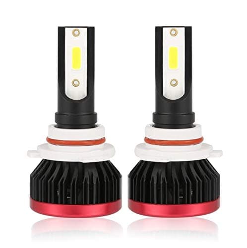 HB3 9005 Car LED Headlight Bulbs Conversion Kit H10 High Beam 20000 Lumens Cool White Headlamp 6000K 360 Degree Super Bright DOB Chips - 2 Yr Warranty