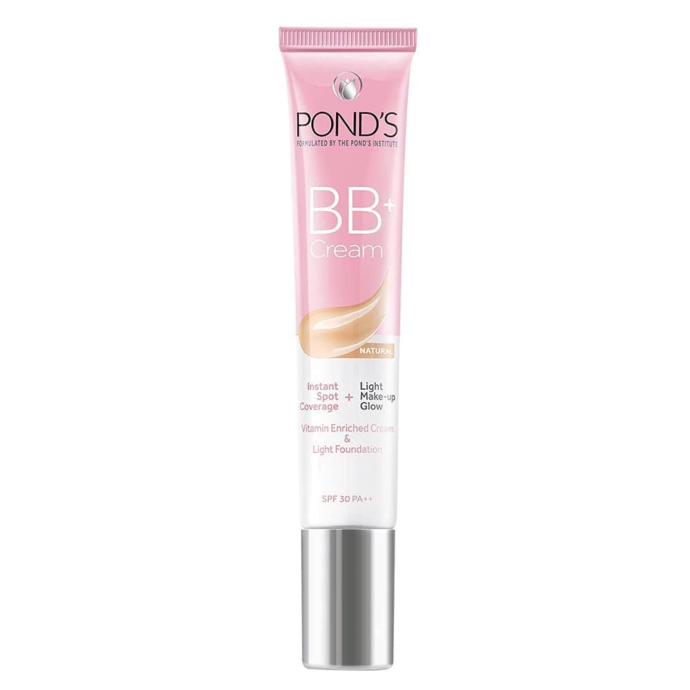 POND'S BB+ Cream | Instant Spot Coverage | Light Make-up Glow | Natural 18g
