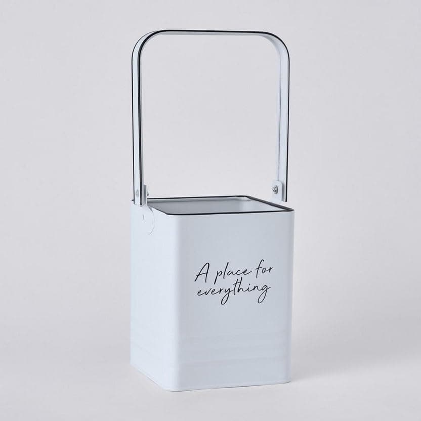 HomeBox Vintage Peg Storage Box - 14x14x33 cm