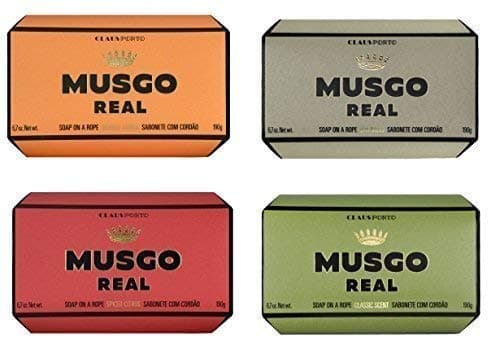 Musgo Real Soap On a Rope Four Pack 4 x 190g