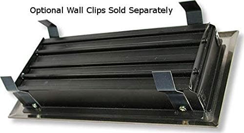 6" x 10" (7.5" x 11.75" Overall Size) Copper Victorian Register with Damper (HVAC Vent Cover)