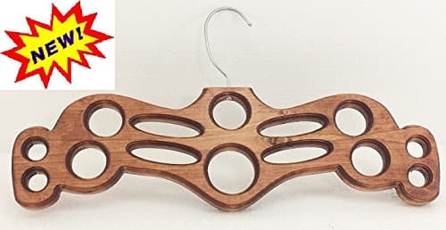 14 Items Accessory Hanger with metal swivel hook & Pine wood, by Mile 9 Online.