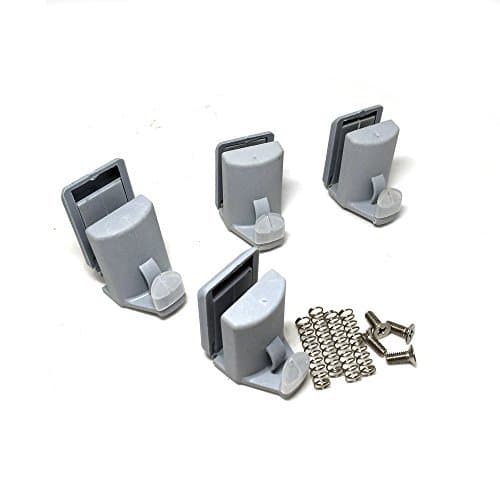 4 x SHOWER DOOR HOOKS Guides/ Rollers/ Wheels/ Runners CY-100