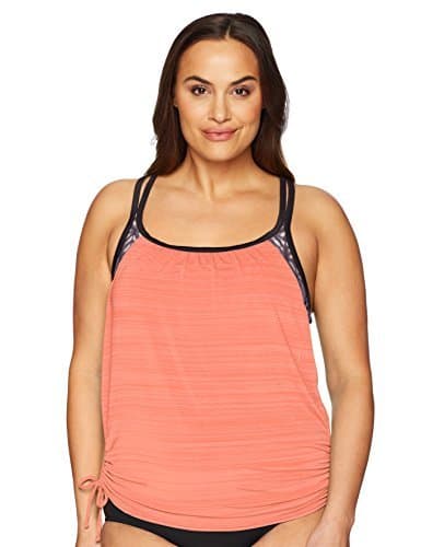 Women's Plus Size Origami Ruched 2for Blouson