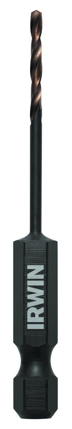 IRWIN Tools 1871046 Impact Performance Series 5/64-Inch Turbomax Black and Gold Drill Bit Bulk, 12-Pack