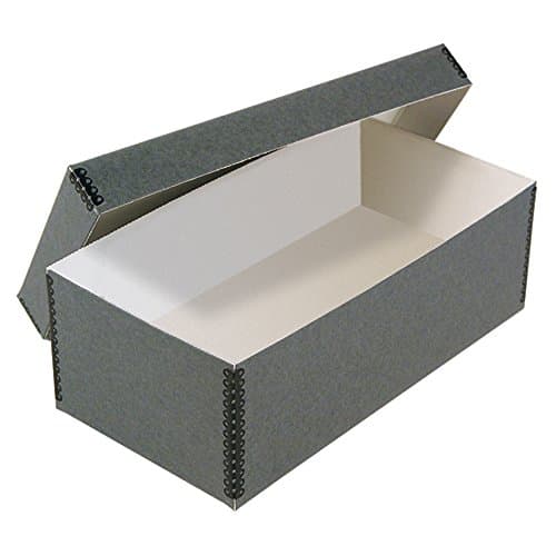 University Products Perma/Dur Archival Short Lid Storage Box Gray (6 1/8"H x 12"W x 9 1/8"D)