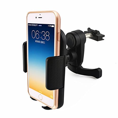 Car Mount, Asscom Universal Car Air Vent Mount Holder Cradle - Compatible with All Smartphones, including Apple iPhone 7 7plus 6s 6splus 6 6Plus 5S 5C 5 4S 4- Samsung Galaxy S3, S4, S5, LG, G2, Motorola Moto X Droid HTC One, Nexus 5