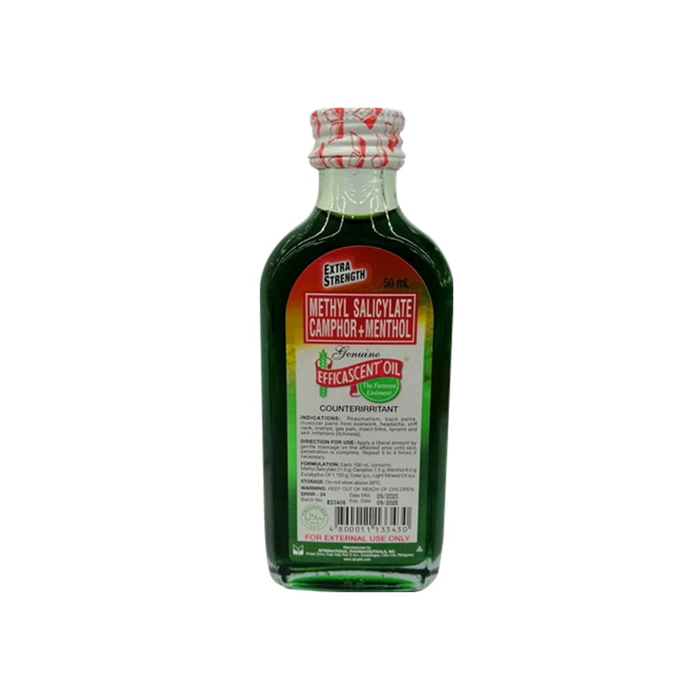 Genuine EFFICASCENT OIL Extra Strength Counterirritant 50ml