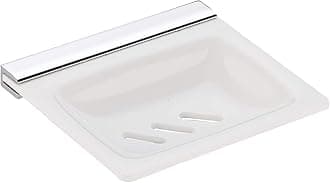 TETRIX Acrylic Single Soap Holder for Bathroom, Soap Stand, Soap Dish, Bathroom Accessories (2 Pieces)