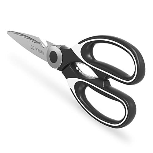 Kitchen Shears, Beyetori Ultra Sharp Heavy Duty Dishwasher Safe Multipurpose Scissors …