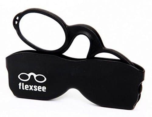 Flexsee Retro +2 Pince-nez Reading Glasses,Black by Flexsee