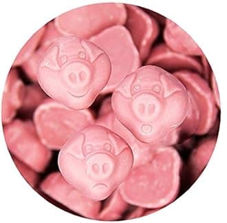 Retro Sweets by Happy Candy® Pick n Mix 200 Grams Choose From Over 200 Sweets (Pink Pigs)
