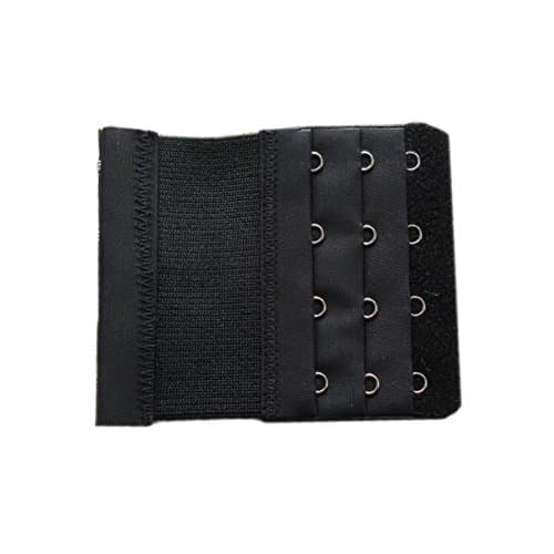Lalago Women’s Bra Strap Extenders 3x4 Hook,2 Pack (black)