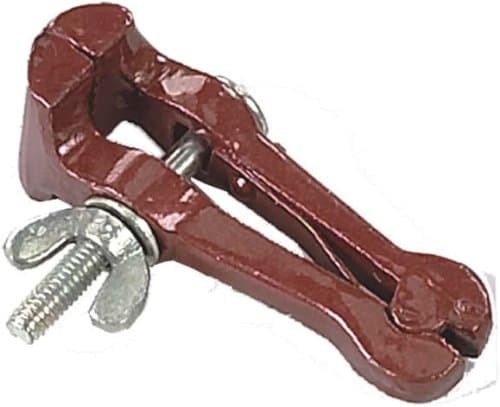 BENCH WIZARD4" Hand Vise | Strong Clamp Grip | Carbon Steel Construction | 1-3/8" Jaw | Adjustable Wing Nut Closure | Ideal for Crafting & Precision Work