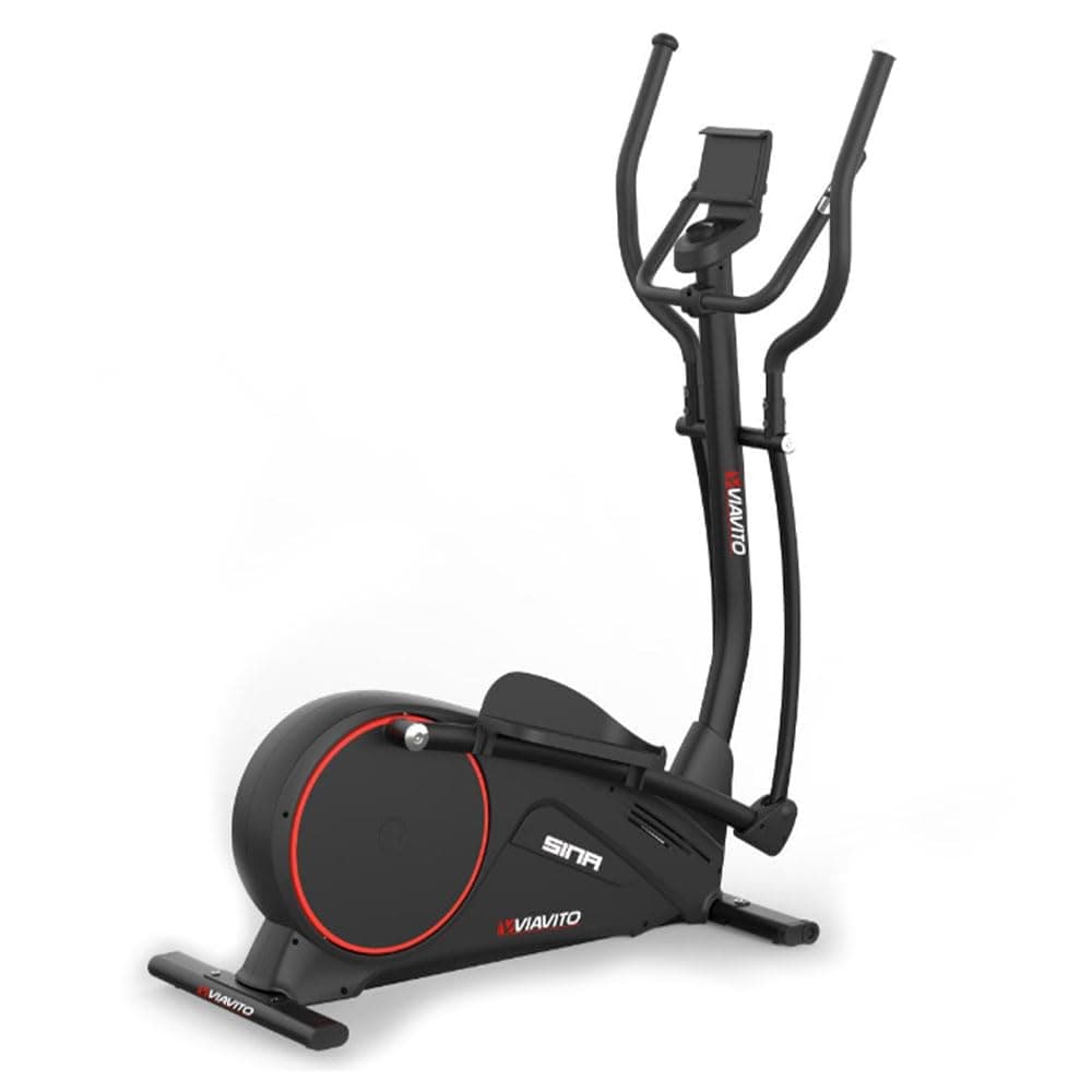 Sina Magnetic Elliptical Cross Trainer for Home Use Hyper-Quiet Cardio Fitness Machine for Weight Loss & Full Body Workout, 9KG Flywheel, 15” Stride, 32 Resistance Levels, LED Display & Wheels