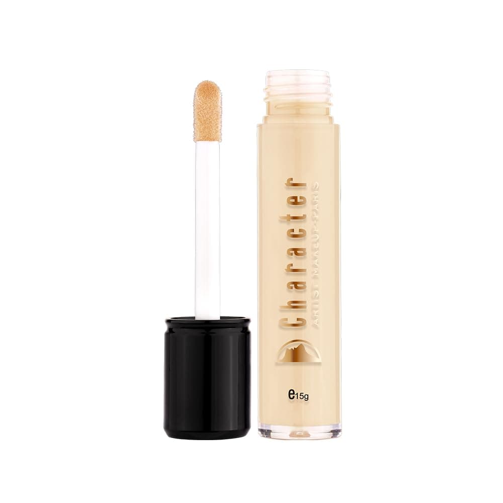 Character Block Out Concealer Cream- 24H Waterproof Full Coverage | Matte Finish, Lightweight & Blendable Formula | Covers Dark Circles, Spots, Blemishes | For All Skin Types