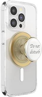 PopSockets Phone Grip for MagSafe with Kickstand, Magnetic Stand, Swappable Top, Secure Hold for iPhone MagSafe Cases, Phone & Tablet Grip - Resin DND