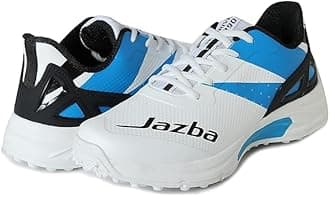 KNK Cricket Shoes for Men Rubber Spikes Hockey Shoe, Multi Purpose Outdoor All Round Performance Footwear for Turf & Grass