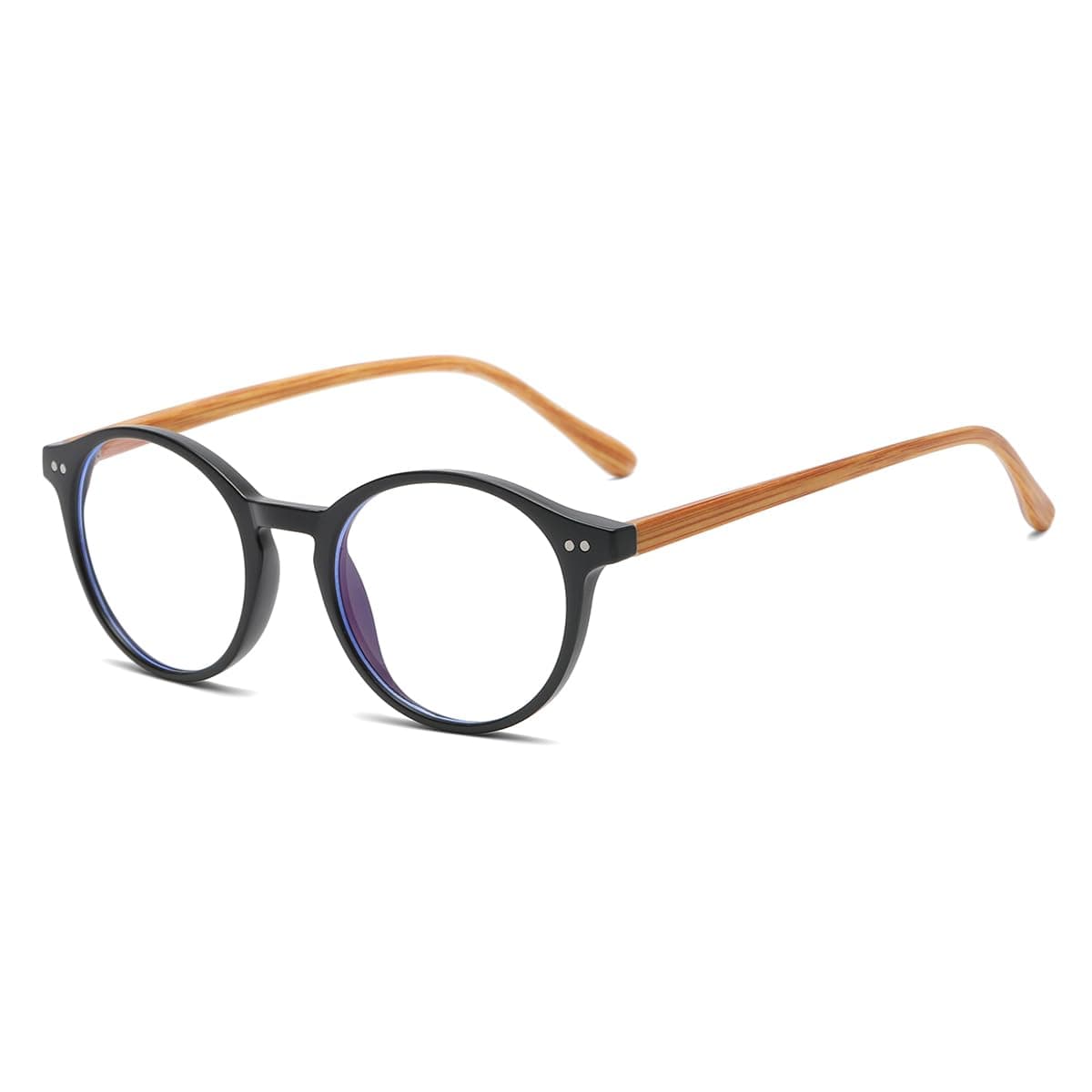 Blue Light Glasses for Men Women, Vintage Round Frame Computer Eyeglasses