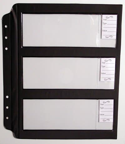 Whitman® Premium Currency Album Refill Pages - Small-Size Notes (10 Count)