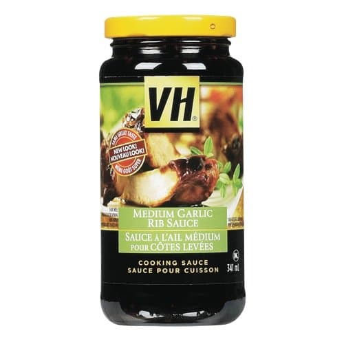 VH Medium Garlic Cooking Sauce, 341ml/11.5oz, Jar, {Imported from Canada}