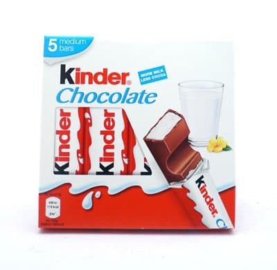 Original Kinder Chocolate Bars Imported From The UK Kinder Chocolate 5 Medium Bars