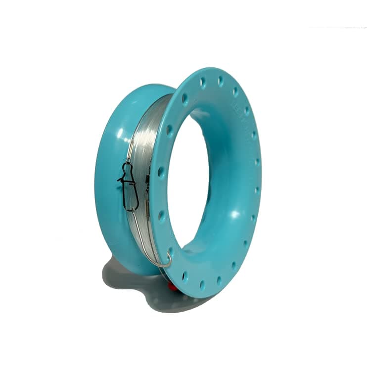 Hand Reel Cuban YOYO 9" Hook Keeper with 40 Lb 140 Yards Mono line, Stainless Steel Leader, 3/0 Japan Made Hook