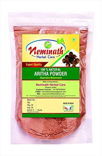 Aritha Nuts (Sapindus Mukorossi) Powder 100 gm (3.52 OZ)