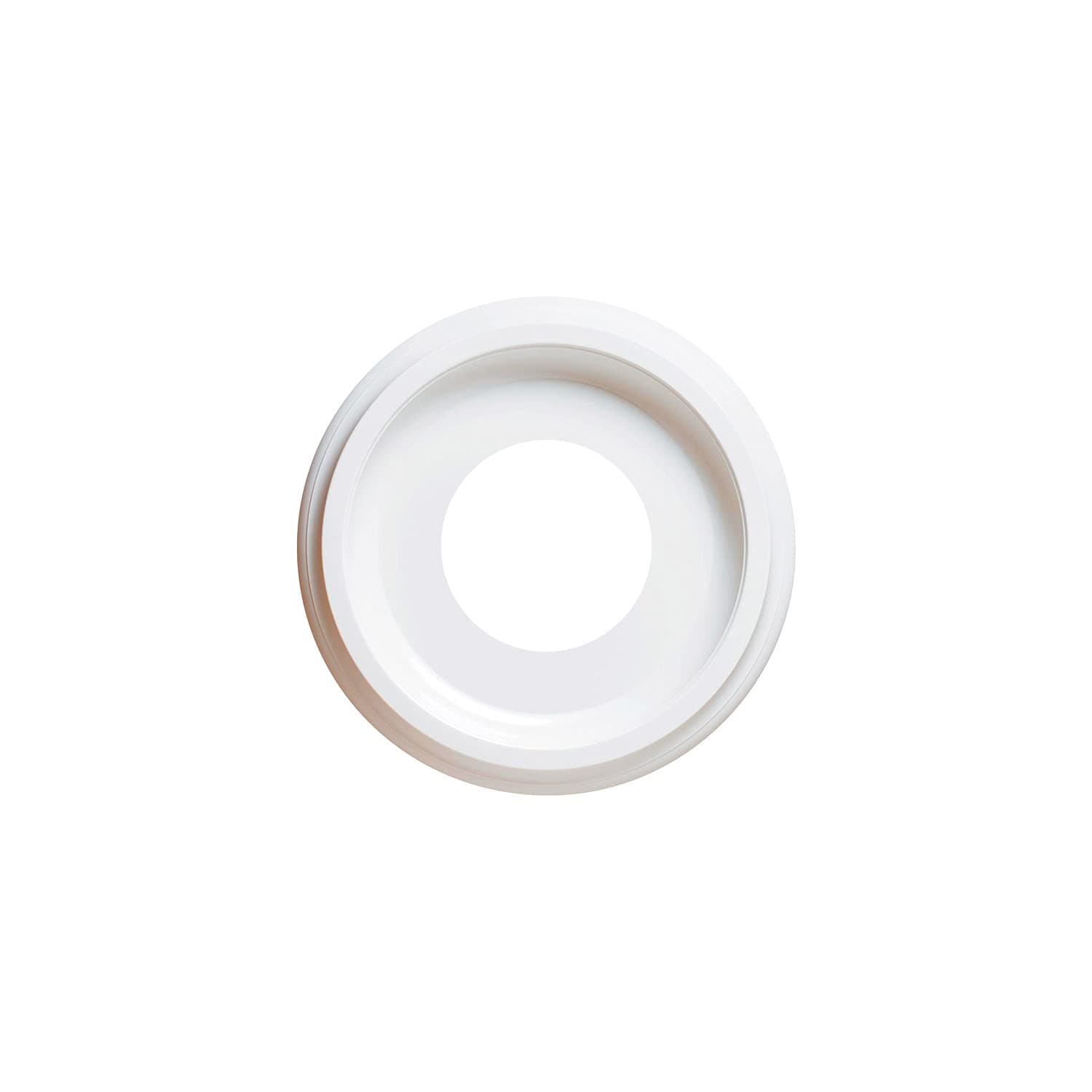 Westinghouse 7703700 9-3/4-Inch Smooth White Finish Ceiling Medallion