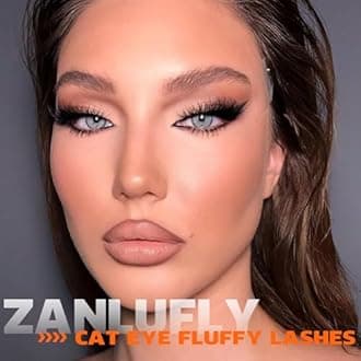 Mink Lashes Cat Eye False Lashes Fox Eye False Eyelashes Lashes Natural D-Curly Volume Fake Eyelashes Soft Handmade Lashes that Look Like Extensions Lashes Pack