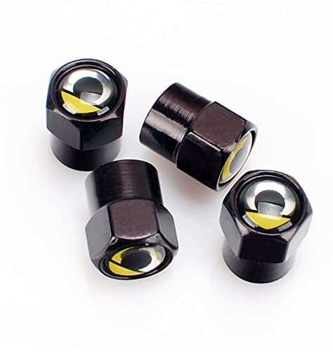 Black Smart Car 'Limited Edition' Chrome Wheel Valve Dust Caps. Fortwo Roadster