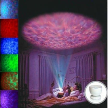 Light Toy for Autism Kids - Calming Special Needs LED Night Light Projector - Sensory Room Item - Music + 8 Color Options